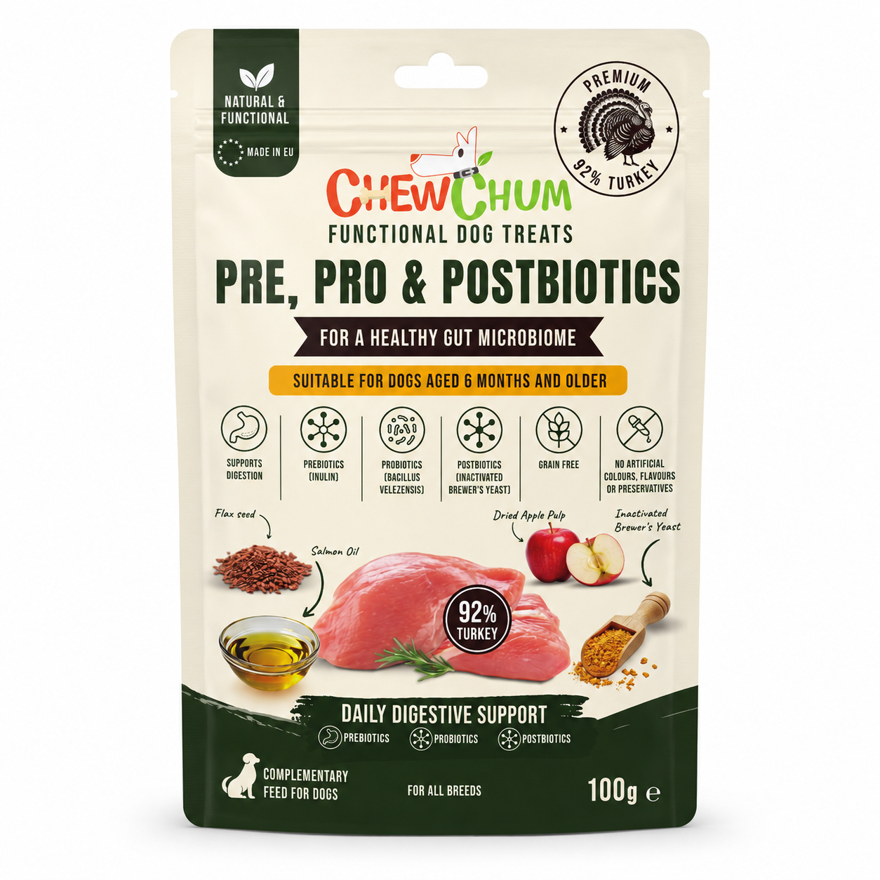 CHEWCHUM Turkey Cubes pouch for EN